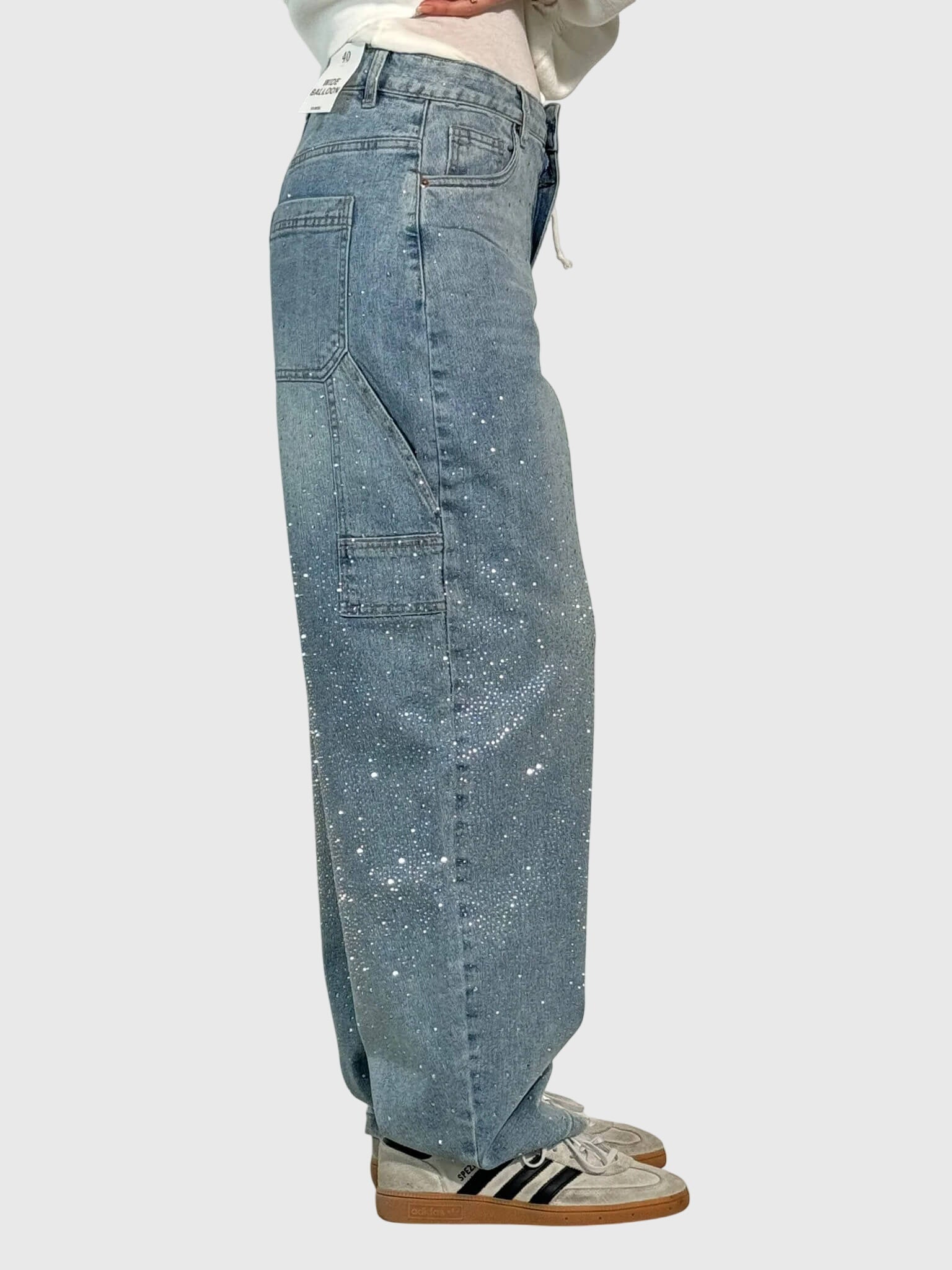 Margot | Dames fonkelende diamantjeans