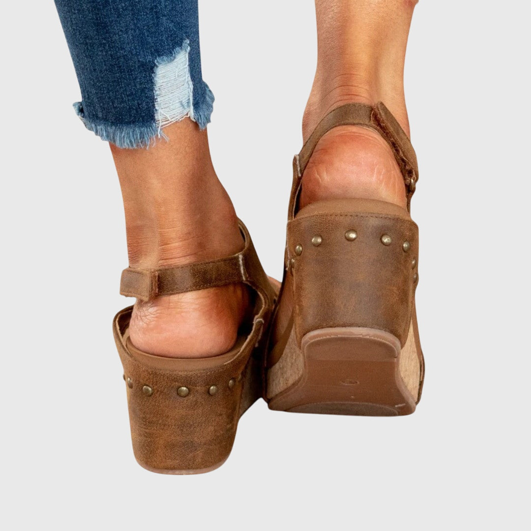 Athena | Dames orthopedische platformsandalen