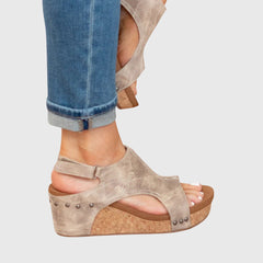 Athena | Dames orthopedische platformsandalen