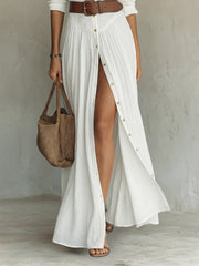 Olivia | Dames Boho Maxi Blousejurk met Riem
