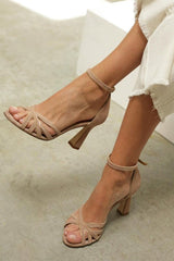 Olivia | Dames Comfortabele Sandalen Enkelbandje Blokhak Strappy