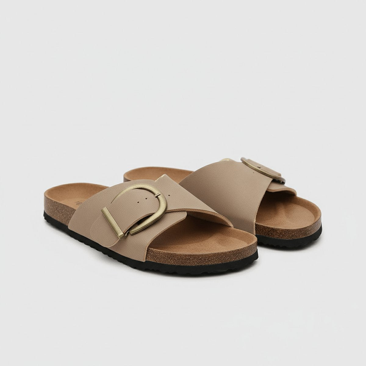 Nora | Dames Comfortable Sandals Brede Band Verstelbare Gesp Instappers
