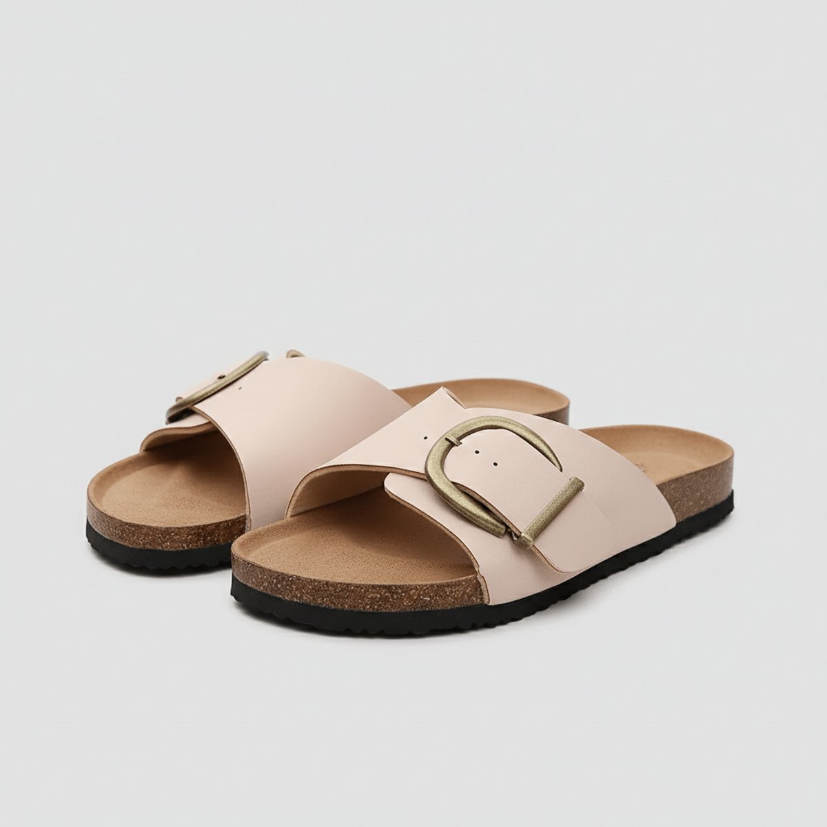 Nora | Dames Comfortable Sandals Brede Band Verstelbare Gesp Instappers