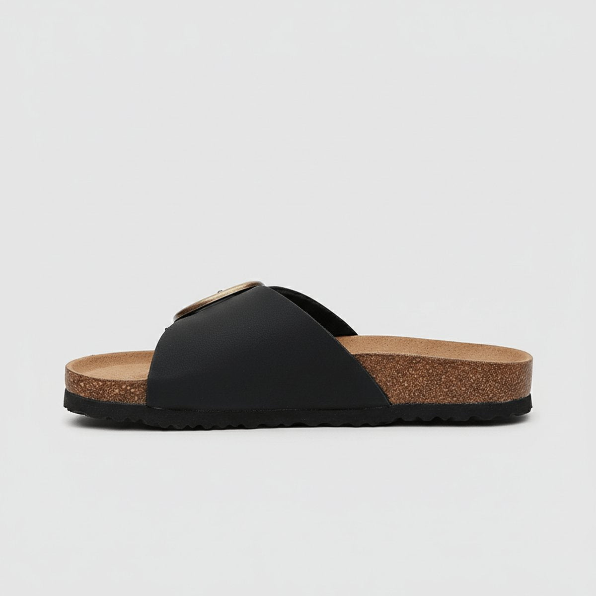 Nora | Dames Comfortable Sandals Brede Band Verstelbare Gesp Instappers