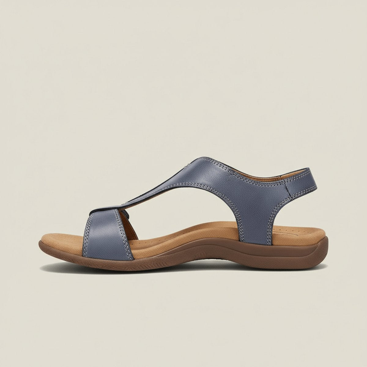 Tessa | Dames Comfortable Sandals T-Strap Klittenband Open Teen