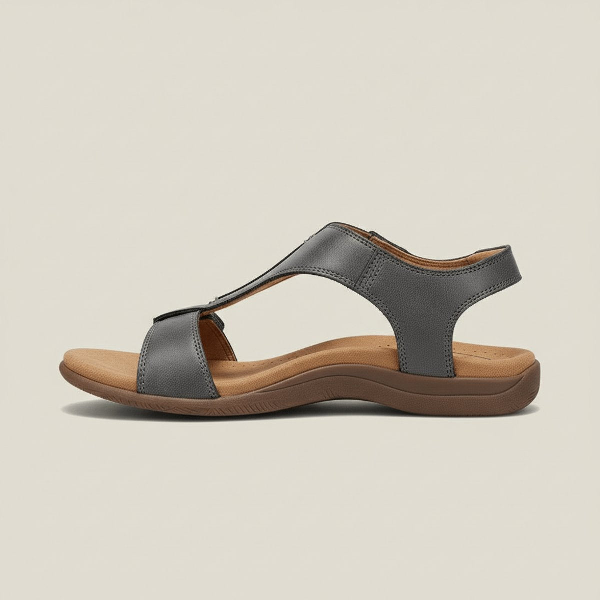 Tessa | Dames Comfortable Sandals T-Strap Klittenband Open Teen