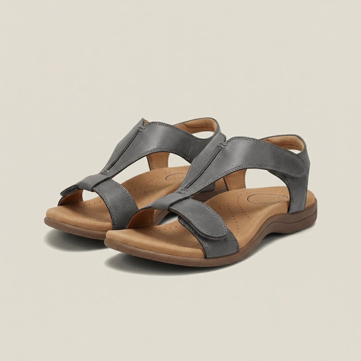 Tessa | Dames Comfortable Sandals T-Strap Klittenband Open Teen