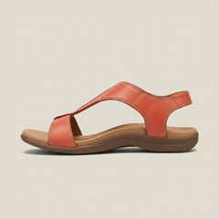 Tessa | Dames Comfortable Sandals T-Strap Klittenband Open Teen