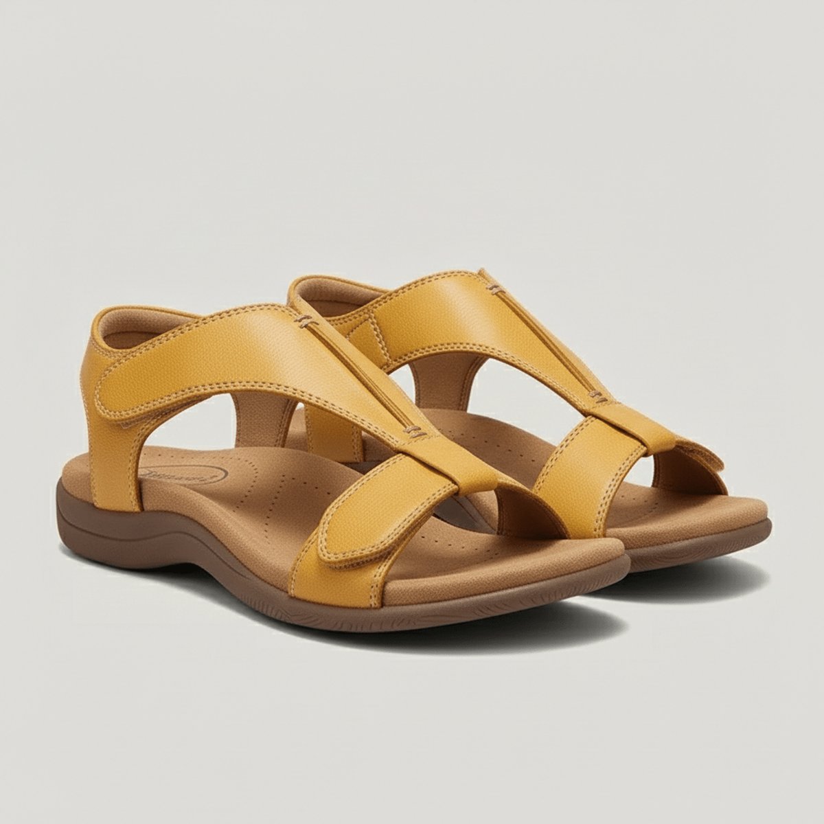 Tessa | Dames Comfortable Sandals T-Strap Klittenband Open Teen