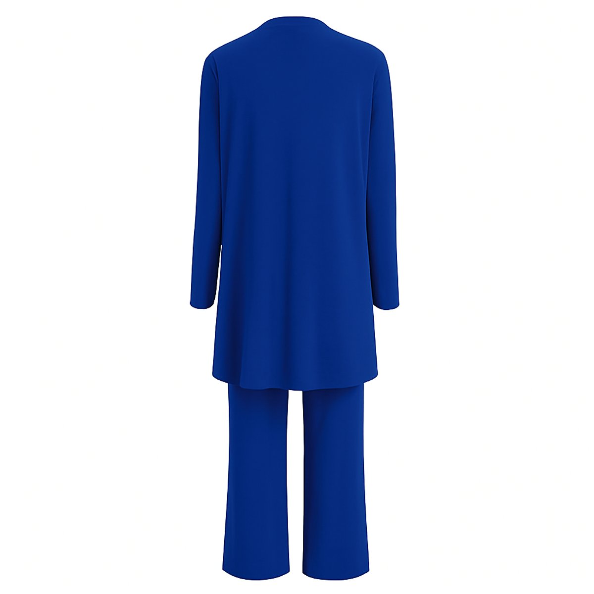 Roos | Dames Elegante Open Longline Cardigan Top Culotte Broek 3-delig Set