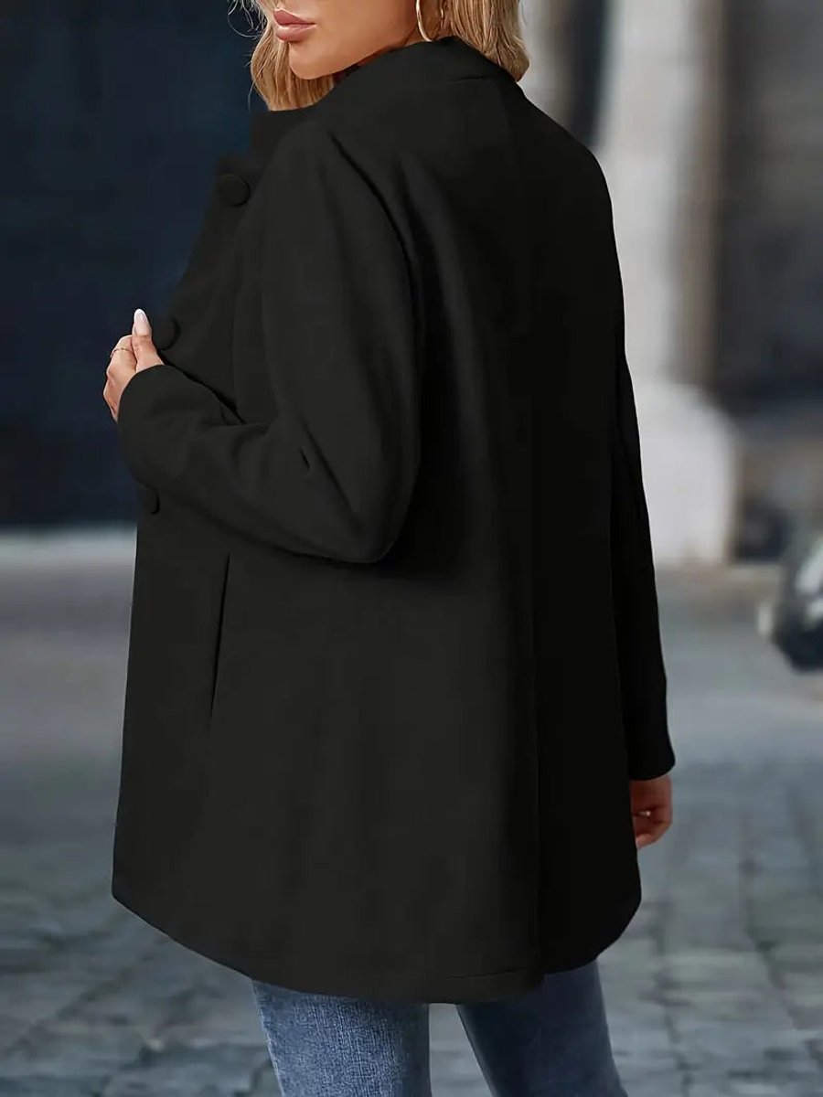 Lisa | Dames Elegante Staanboord Blazerjas Figurvormende Women Coat