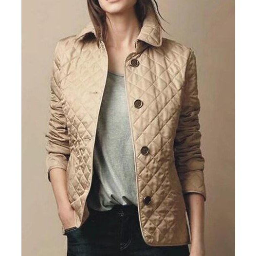 Sophie | Dames Gewatteerde Blazer-Jasje Ruitpatroon Knoopsluiting