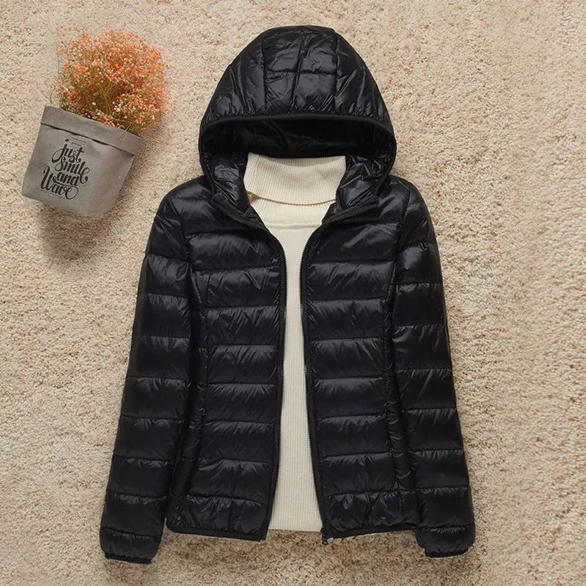 Tessa | Dames Gewatteerde Jas Ultralight Capuchon Donsjack