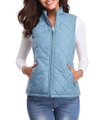 Anna | Dames Gewatteerde Puffer Vest Mouwloze Ritssluiting Lichtgewicht
