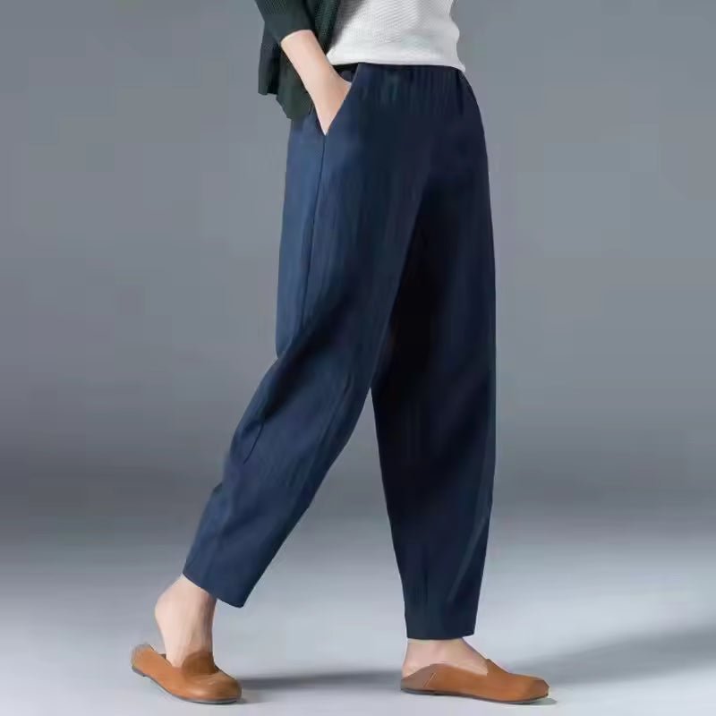 Tessa | Dames Lichtgewicht Zomer Broek met Elastische Taille
