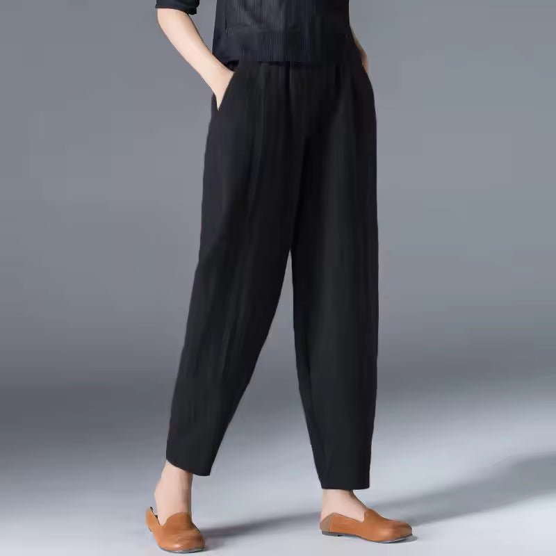 Tessa | Dames Lichtgewicht Zomer Broek met Elastische Taille