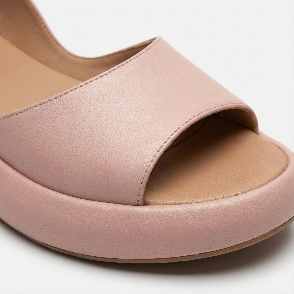 Femke | Dames Open-Teen Slingback Sleehak Sandalen