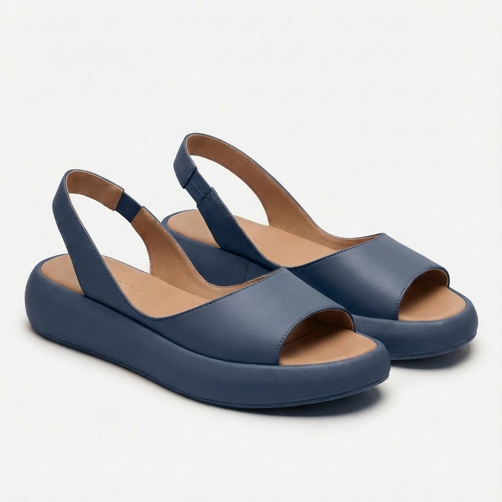 Femke | Dames Open-Teen Slingback Sleehak Sandalen