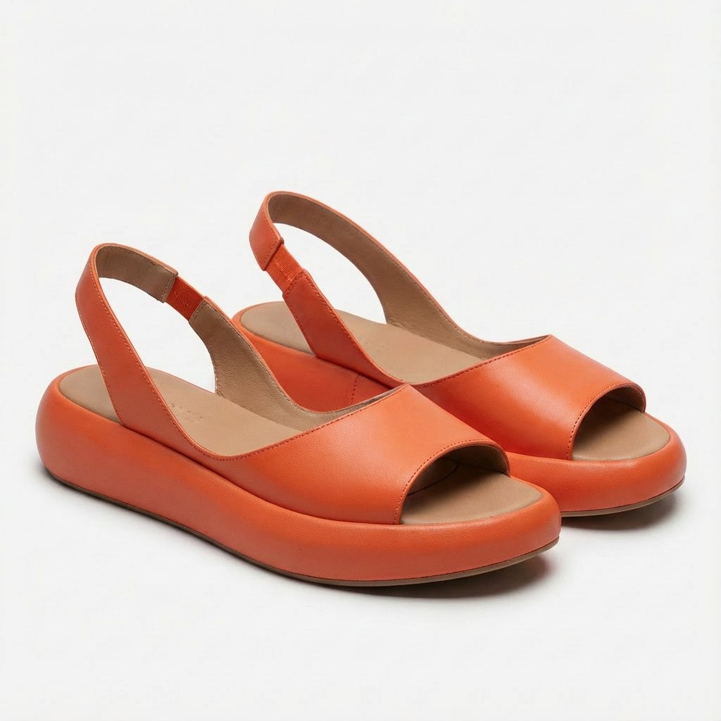 Femke | Dames Open-Teen Slingback Sleehak Sandalen