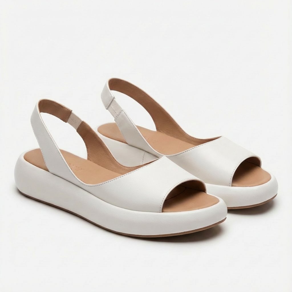 Femke | Dames Open-Teen Slingback Sleehak Sandalen