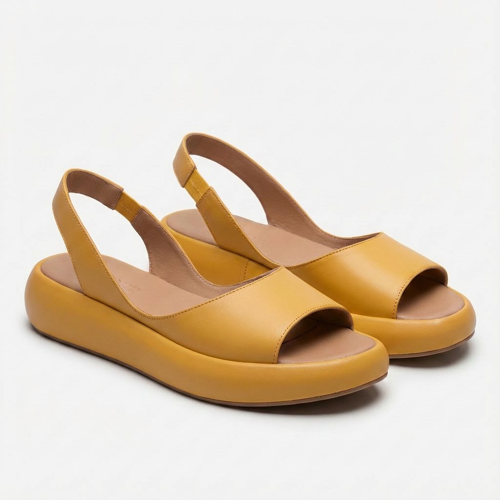 Femke | Dames Open-Teen Slingback Sleehak Sandalen