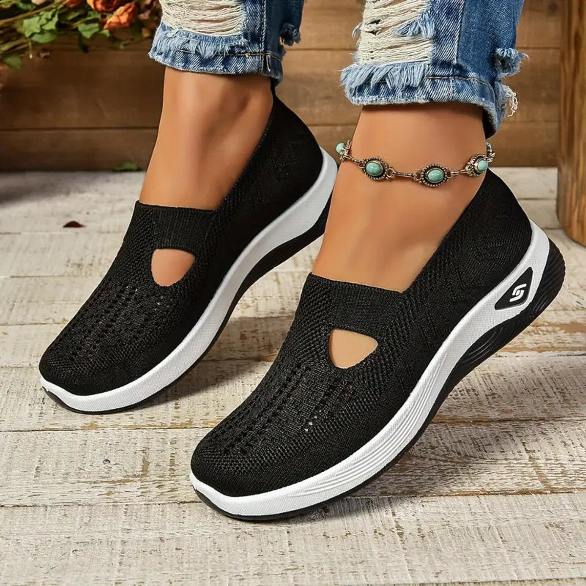 Olivia | Dames Orthopedische Comfortabele Sandalen Instappers Ademend
