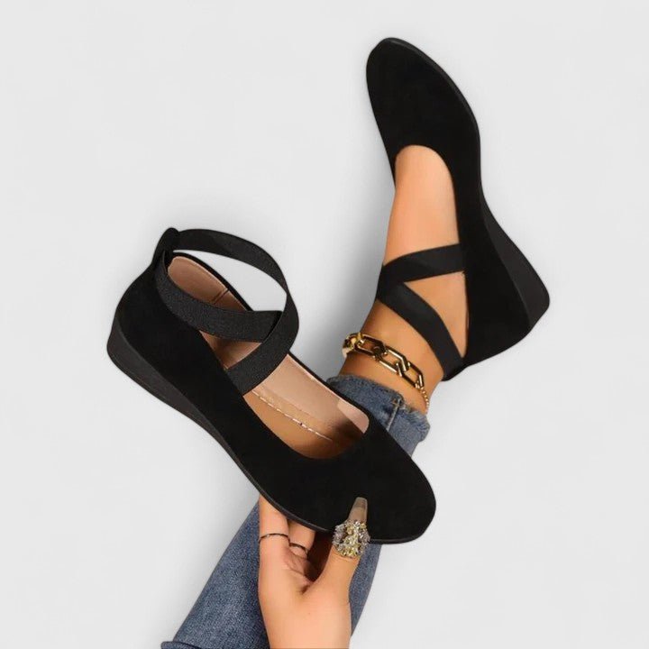 Yara | Dames Orthopedische Elastische Instap Ballerina's