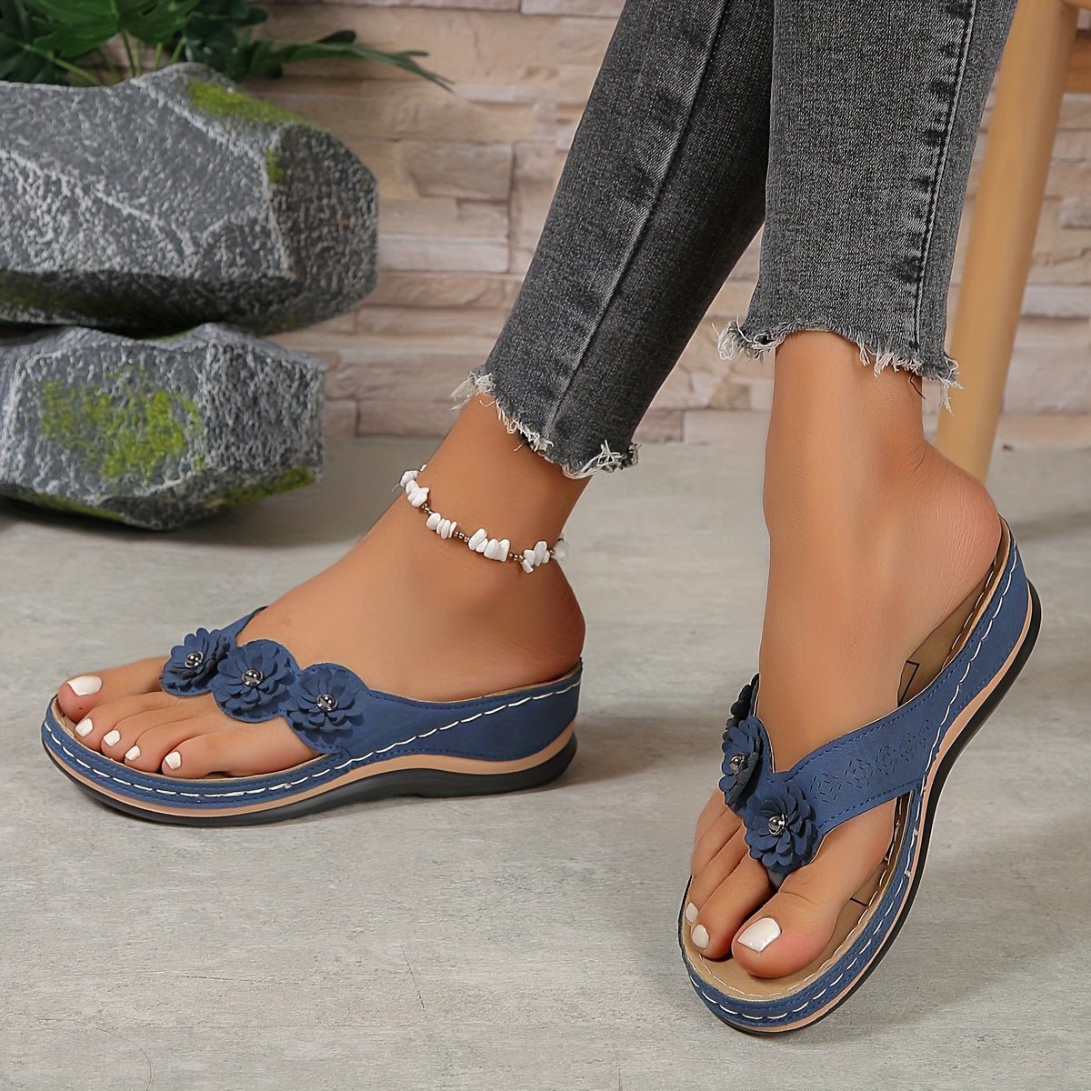 Lisa | Dames Orthopedische Instap Zomer Sandalen