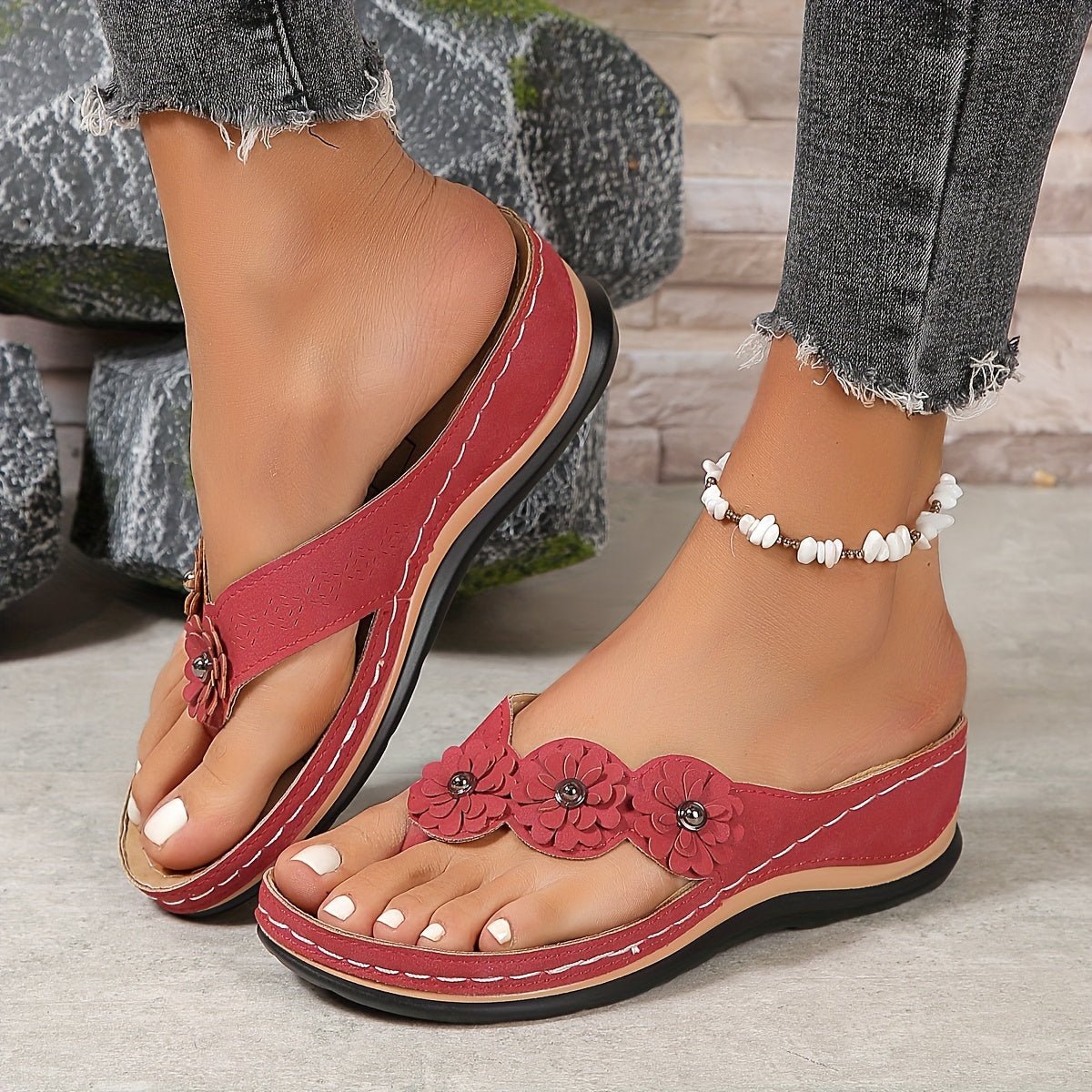 Lisa | Dames Orthopedische Instap Zomer Sandalen