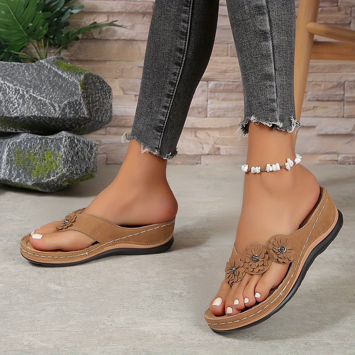 Lisa | Dames Orthopedische Instap Zomer Sandalen