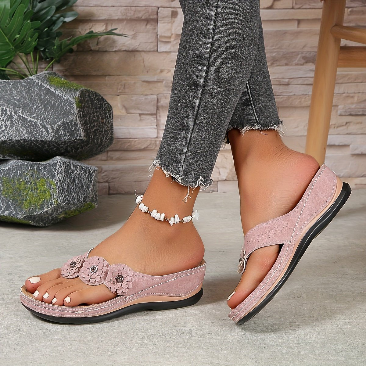 Lisa | Dames Orthopedische Instap Zomer Sandalen