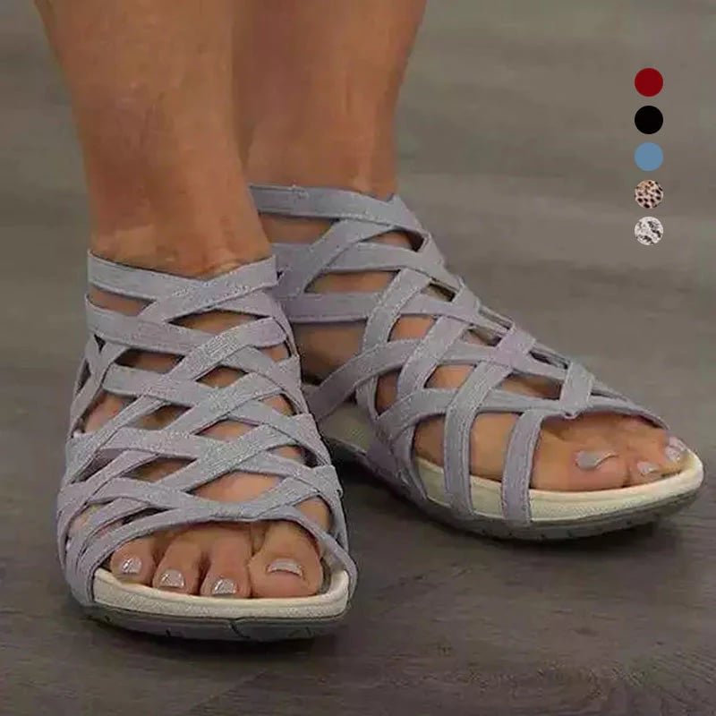 Olivia | Dames Orthopedische Verstelbare Comfort Sandalen