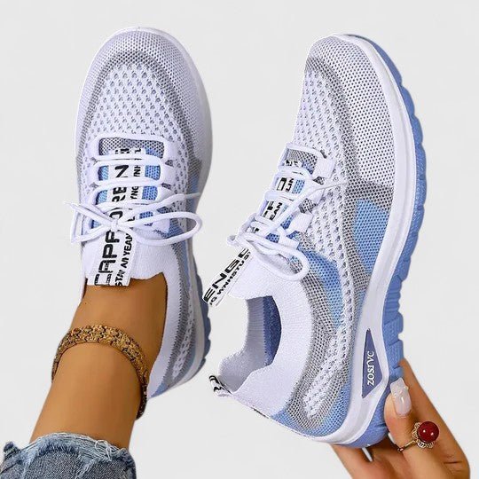 Sara | Dames Orthopedische Vetersluiting Mesh Wandelsneakers