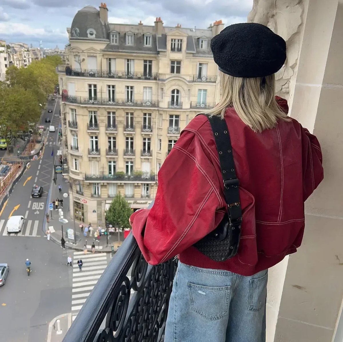 Sanne | Dames Oversized Quilted Jacket Women Bomberjack Rood