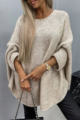 Sophie | Dames Oversized Vleermuismouw Knit Sweater Ronde Hals