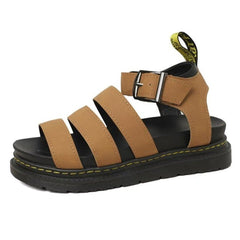 Sanne | Dames Platformzool Riempjes Gespsluiting Comfortabele Sandalen