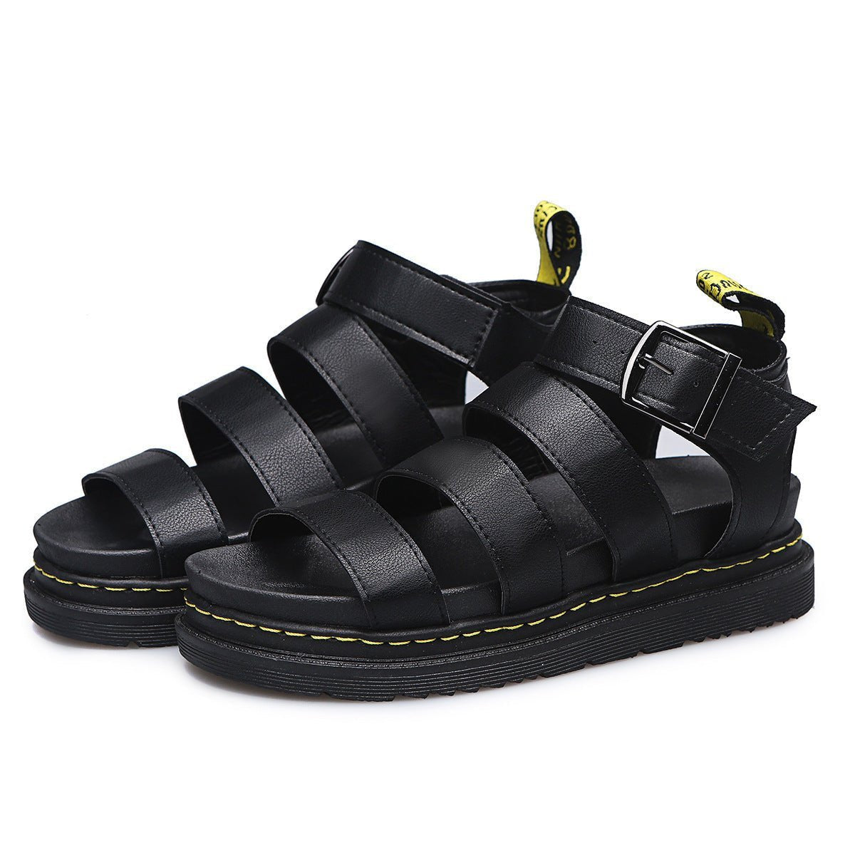 Sanne | Dames Platformzool Riempjes Gespsluiting Comfortabele Sandalen