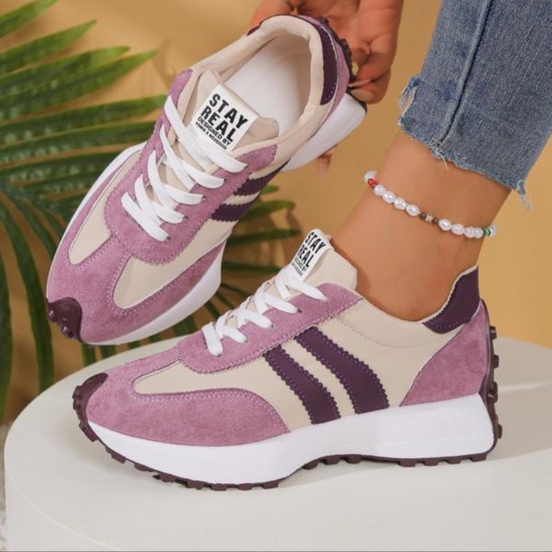 Emma | Dames Retro Platform Chunky Veterschoenen