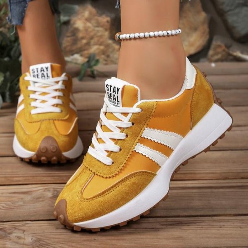 Emma | Dames Retro Platform Chunky Veterschoenen