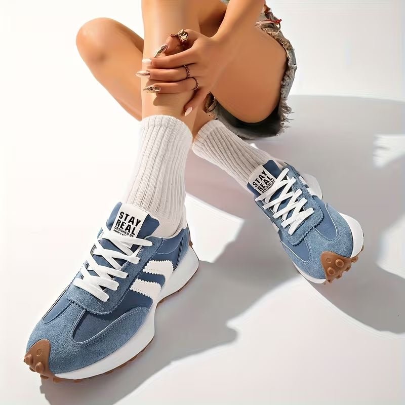 Emma | Dames Retro Platform Chunky Veterschoenen