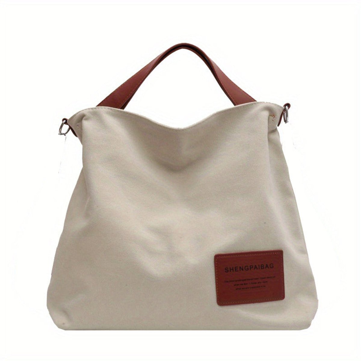 Yara | Dames Ruime Canvas Tote Bag Verstelbare Schoudertas