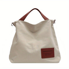 Yara | Dames Ruime Canvas Tote Bag Verstelbare Schoudertas