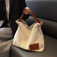 Yara | Dames Ruime Canvas Tote Bag Verstelbare Schoudertas