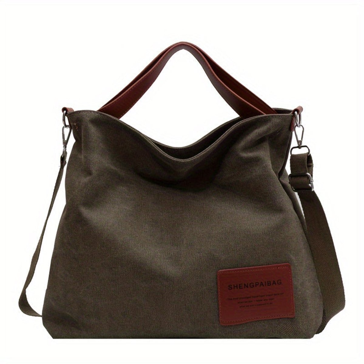 Yara | Dames Ruime Canvas Tote Bag Verstelbare Schoudertas