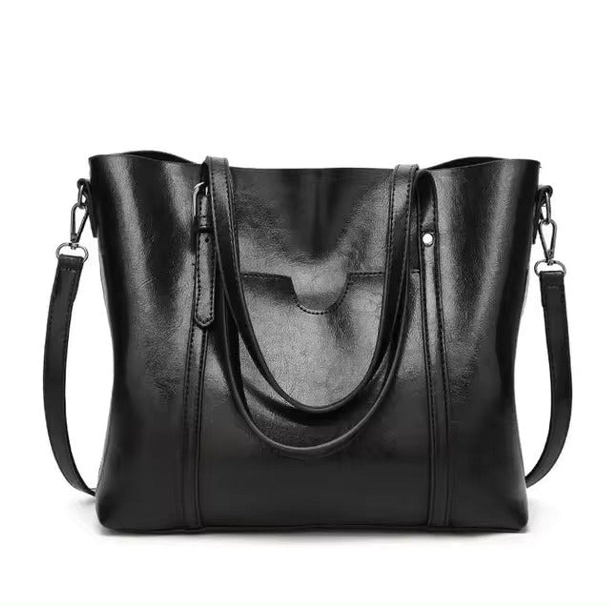 Lieke | Dames Ruime Kunstleren Schouder Tote Bag