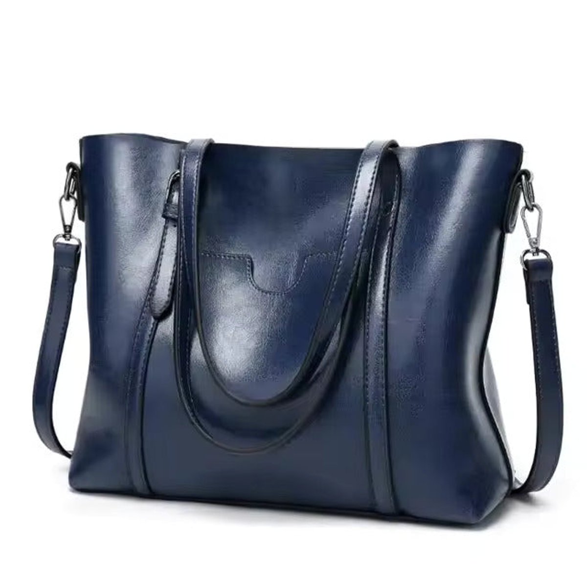 Lieke | Dames Ruime Kunstleren Schouder Tote Bag