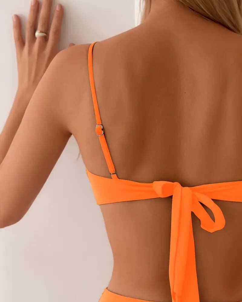 Lotte | Dames Tweedelige Bikiniset Bandeau Metallic Detail