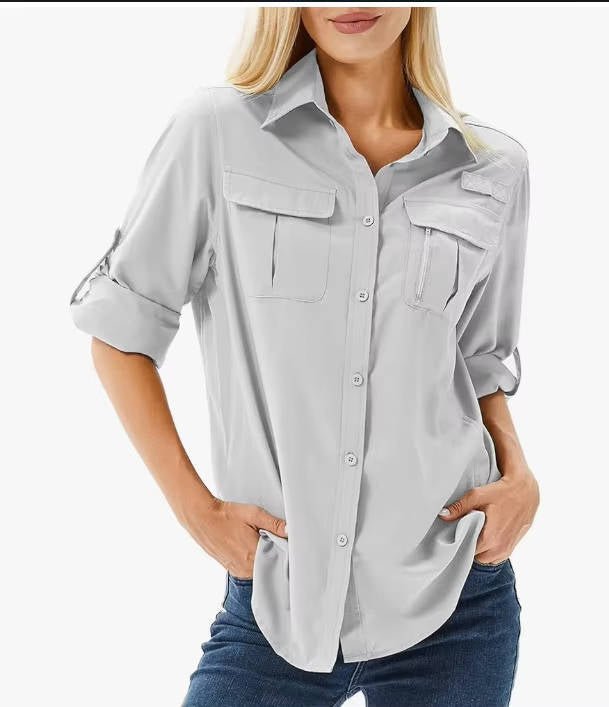 Nora | Dames UPF 50 Outdoor Wandel Shirt Lange Mouwen