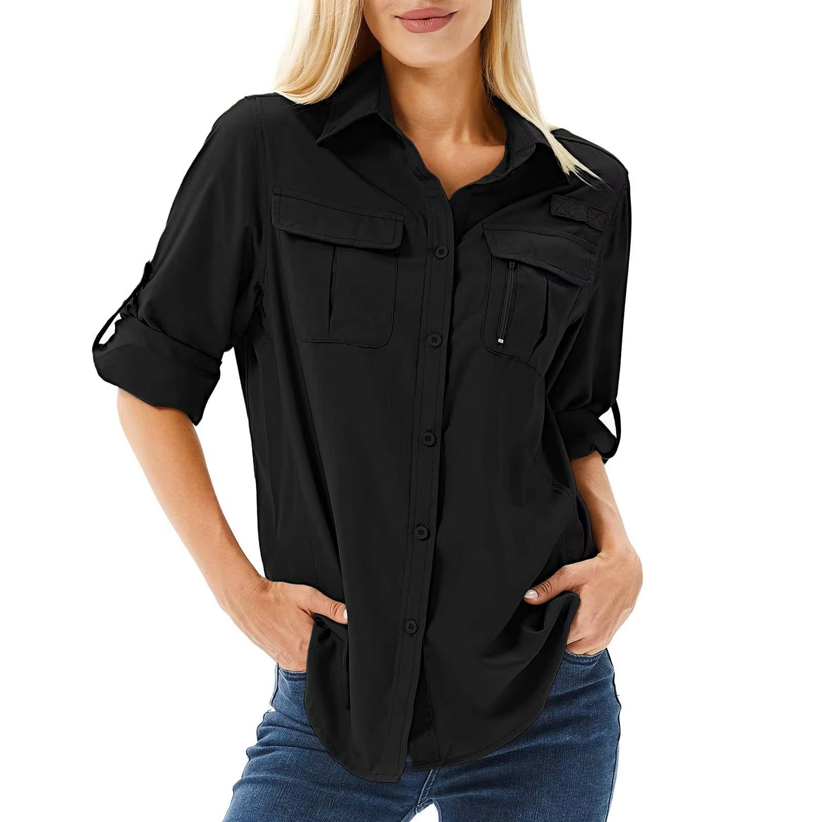 Nora | Dames UPF 50 Outdoor Wandel Shirt Lange Mouwen