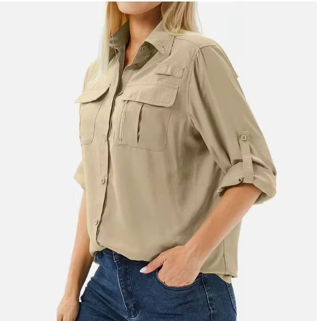 Nora | Dames UPF 50 Outdoor Wandel Shirt Lange Mouwen